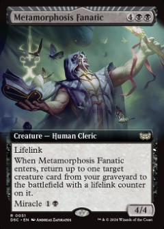 Metamorphosis Fanatic Duskmourn Commander Bordless